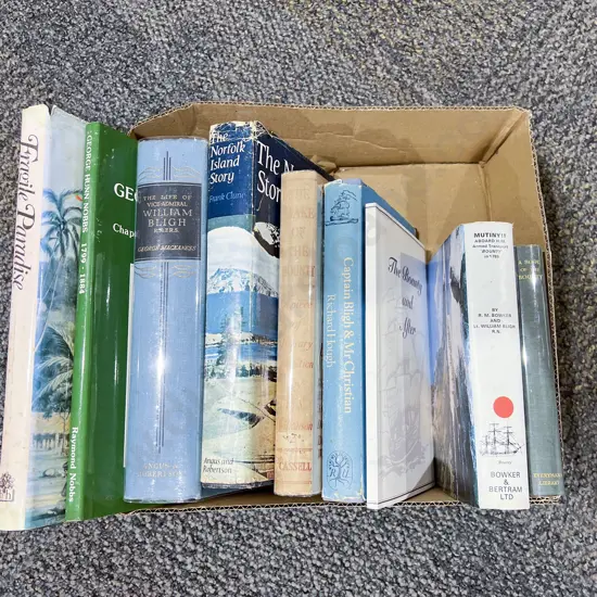 Box Assorted Books - Mutiny on the Bounty Interest