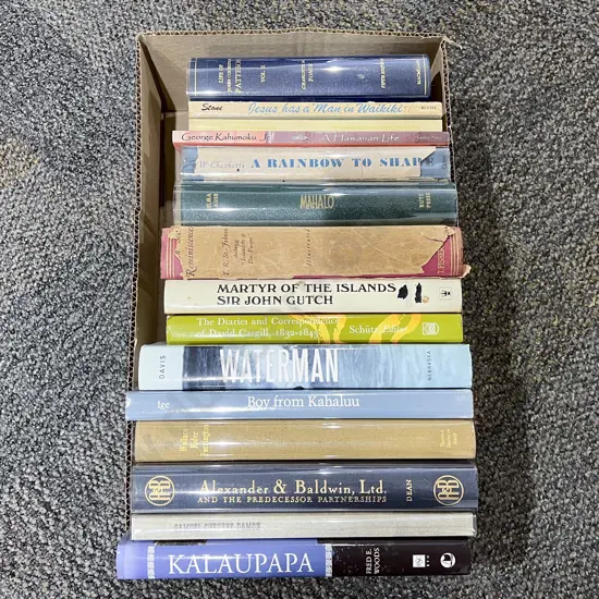 Box Assorted Books - Hawaiian History