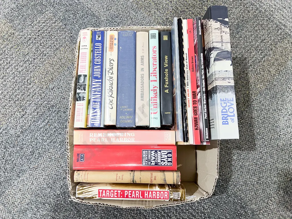 Box Assorted Books - Pearl Harbour Image 1++