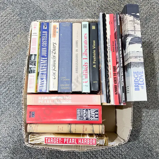 Box Assorted Books - Pearl Harbour
