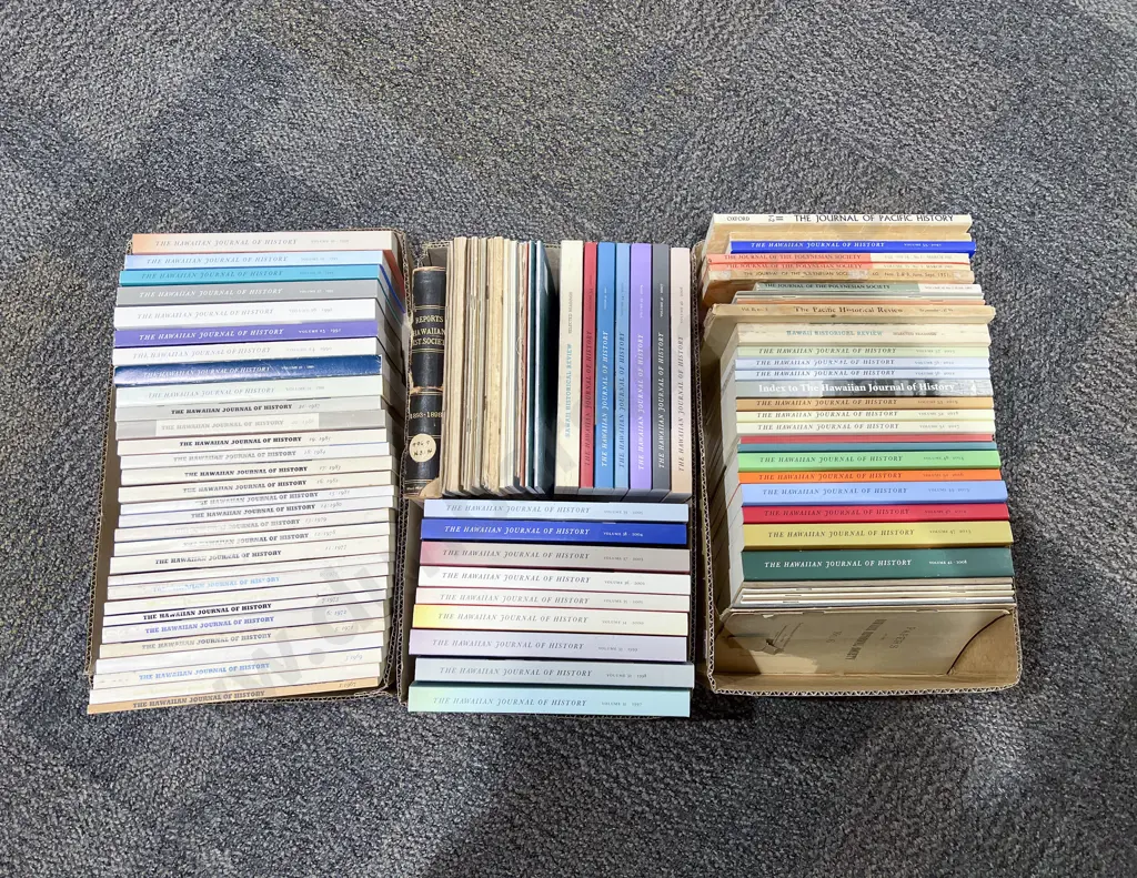Three Boxes Hawaiian Journals Image 1++