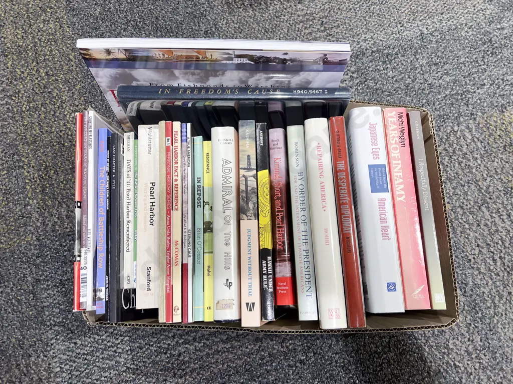 Box Assorted Books - Pearl Harbour Image 1++