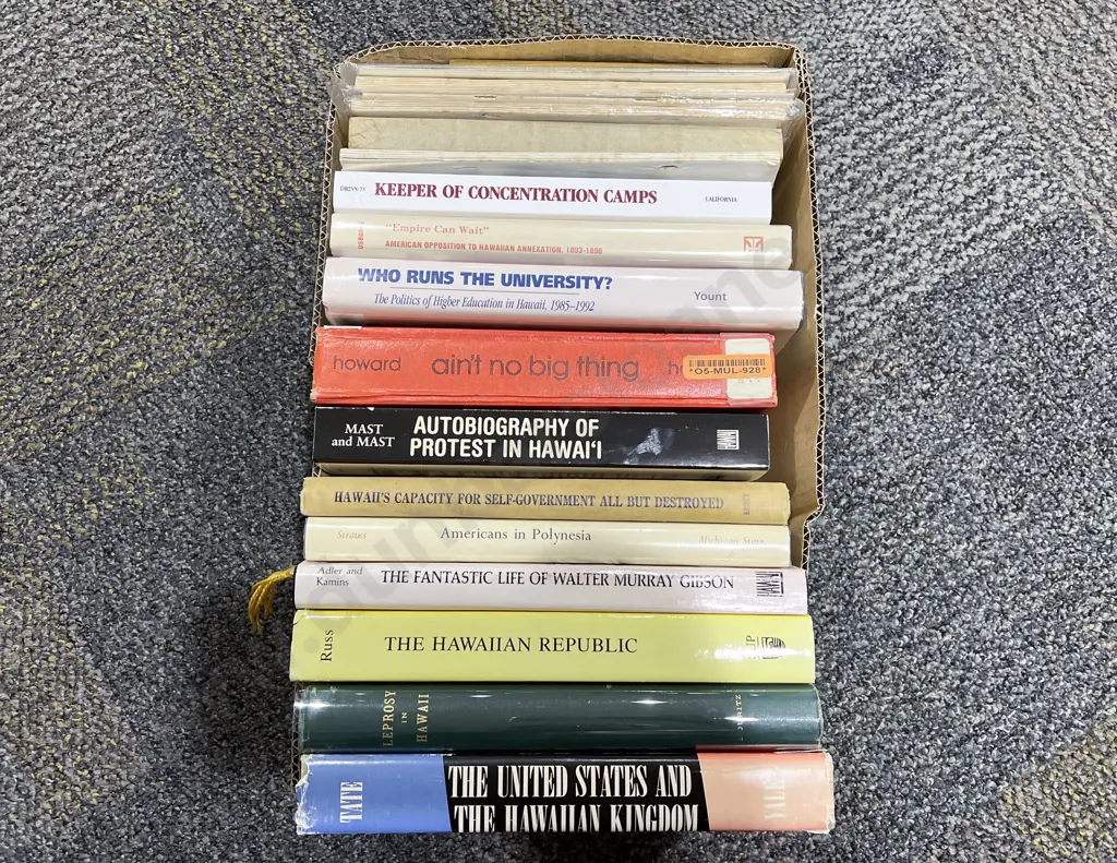 Box Assorted Books - Political History Image 1++