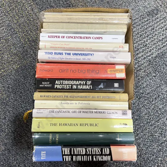Box Assorted Books - Political History