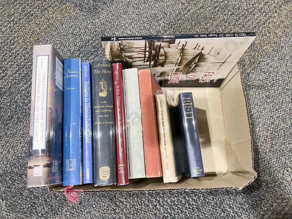 Box Assorted Books - Hawaiian Seafaring Image 1++