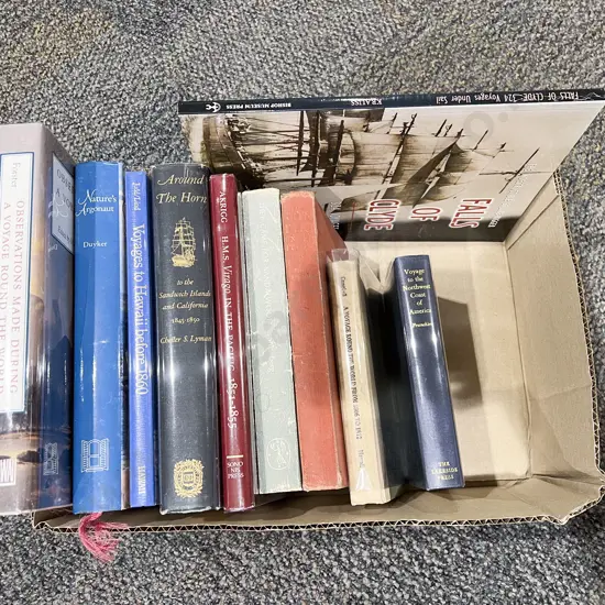 Box Assorted Books - Hawaiian Seafaring