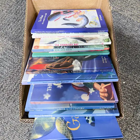 Box Assorted Hawaiian Children's Books