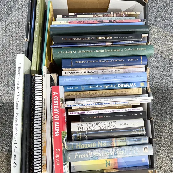 Box Assorted Books - Hawaiian Interest