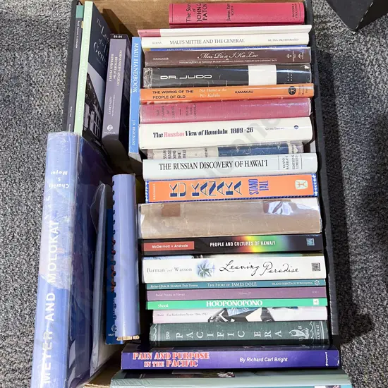 Box Assorted Books - Hawaiian Interest