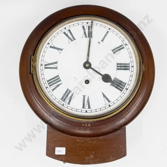 Vintage N.Z.G Station Clock