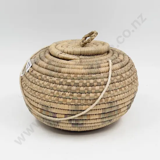 Vintage Woven Fishing Box