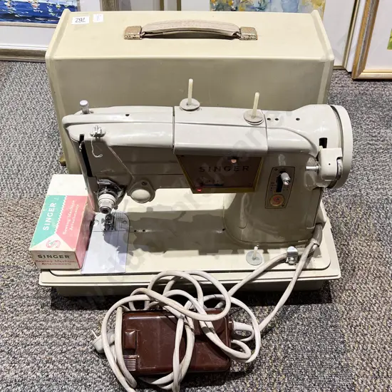 Singer Sewing Machine in case