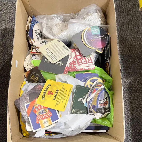 Large Qty of Assorted Vintage Pub Coasters