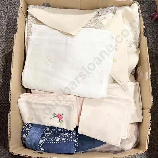 Qty of Assorted Vintage Linen