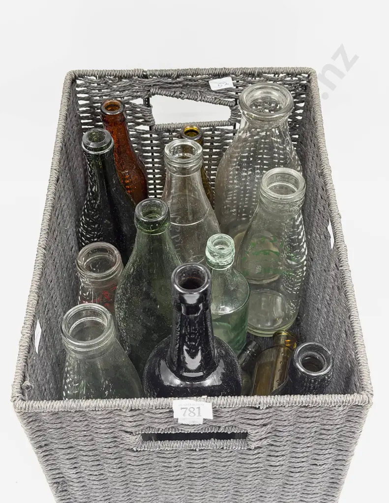 Qty of Assorted Vintage Glass Bottles Image 1++