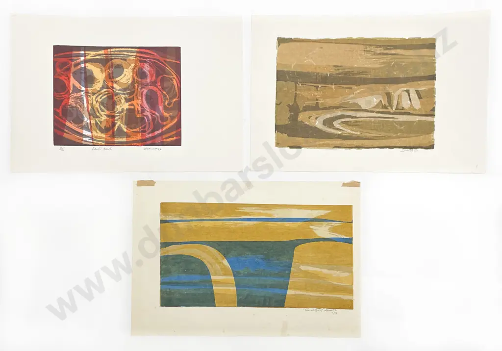 Les Finch (1940 - 2020) - Four Assorted Screenprints (Unframed) Image 1++
