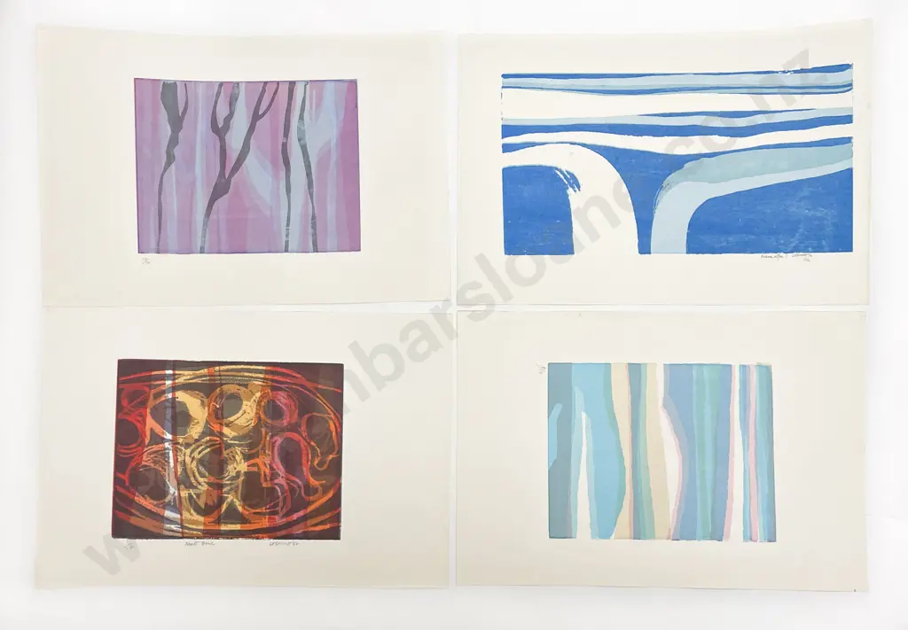 Les Finch (1940 - 2020) - Four Assorted Screenprints (Unframed) Image 1++