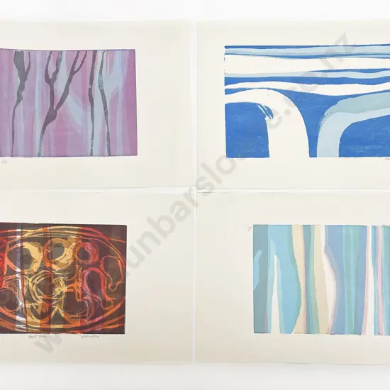 Les Finch (1940 - 2020) - Four Assorted Screenprints (Unframed)