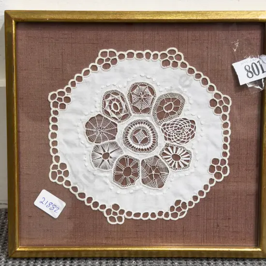 Framed Oriental Lace