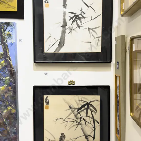 Pair of Chinese Brushwork Studies
