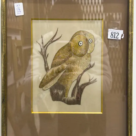 Unknown Artist - Owl - Needle Point