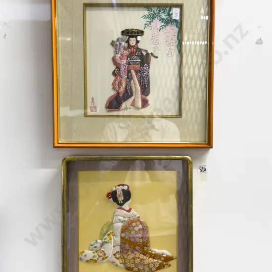 Pair of Chinese 3D Figural Studies