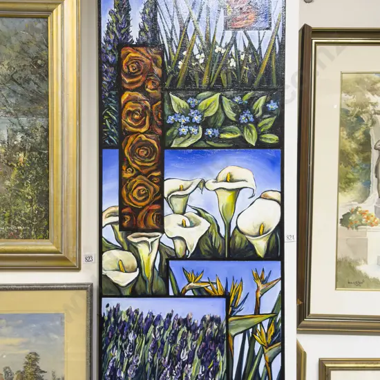 Lynne Sandri - The Art of Flowers - Oil on Linen