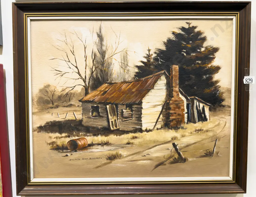 Joan Coleman - Wayside Shack - Oil on Board Image 1++