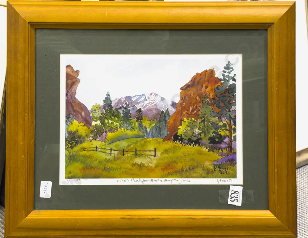 B. Forrest - Pike's Peak - Signed Ltd Ed Print. Image 1++