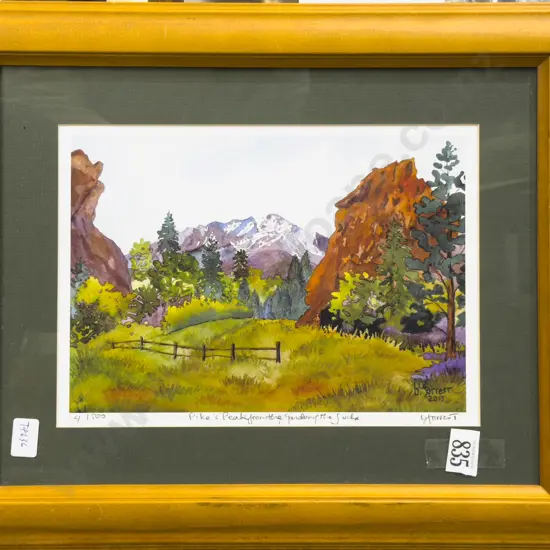 B. Forrest - Pike's Peak - Signed Ltd Ed Print.