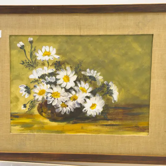 N. Manshaw - Floral Still Life - Oil on Board