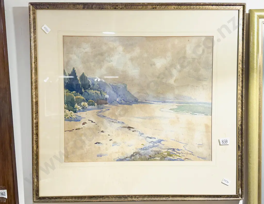 Enja Washbourn - NZ Coastal Landscape - W/C Image 1++