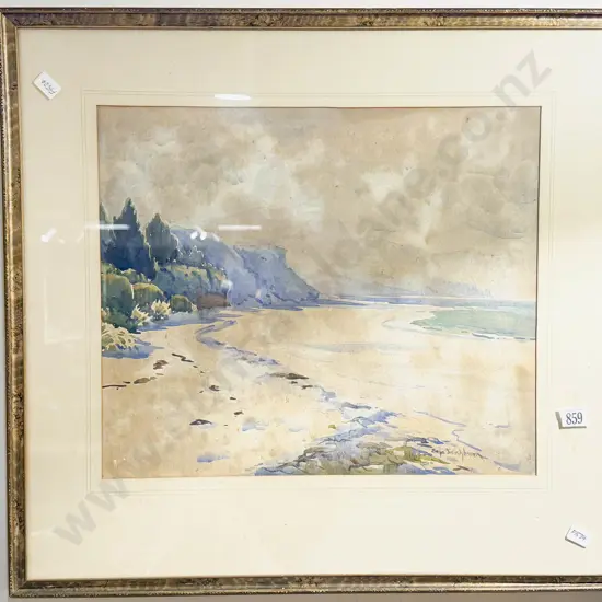 Enja Washbourn - NZ Coastal Landscape - W/C