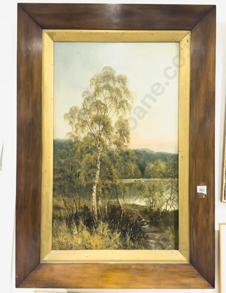 M Allen - Autumn Virginia Waters - Oil on Canvas Image 1++