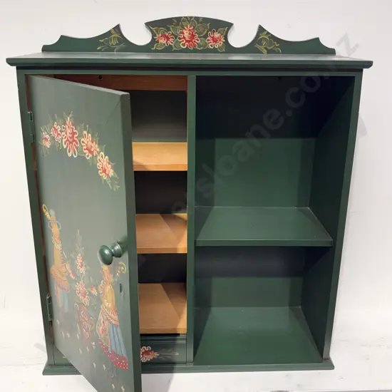 Hand-Painted Wall-Hanging Shelf