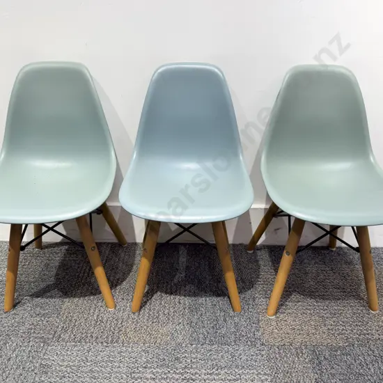 Set of Three Modern Children's Chairs