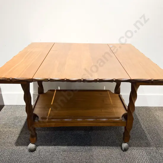 Chapman Taylor Style Drop Leaf Tea Trolley