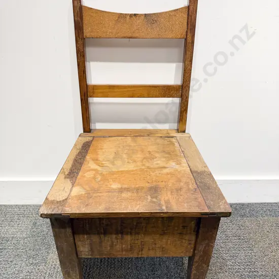 Vintage Commode Chair