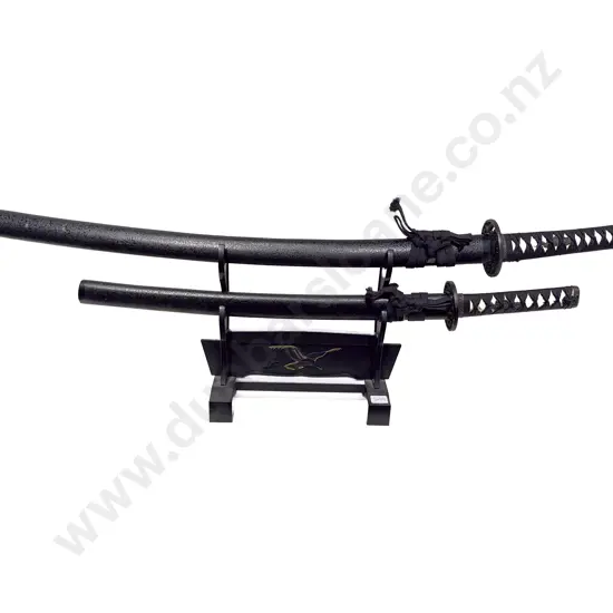 Reproduction Samurai Sword and Wakazashi