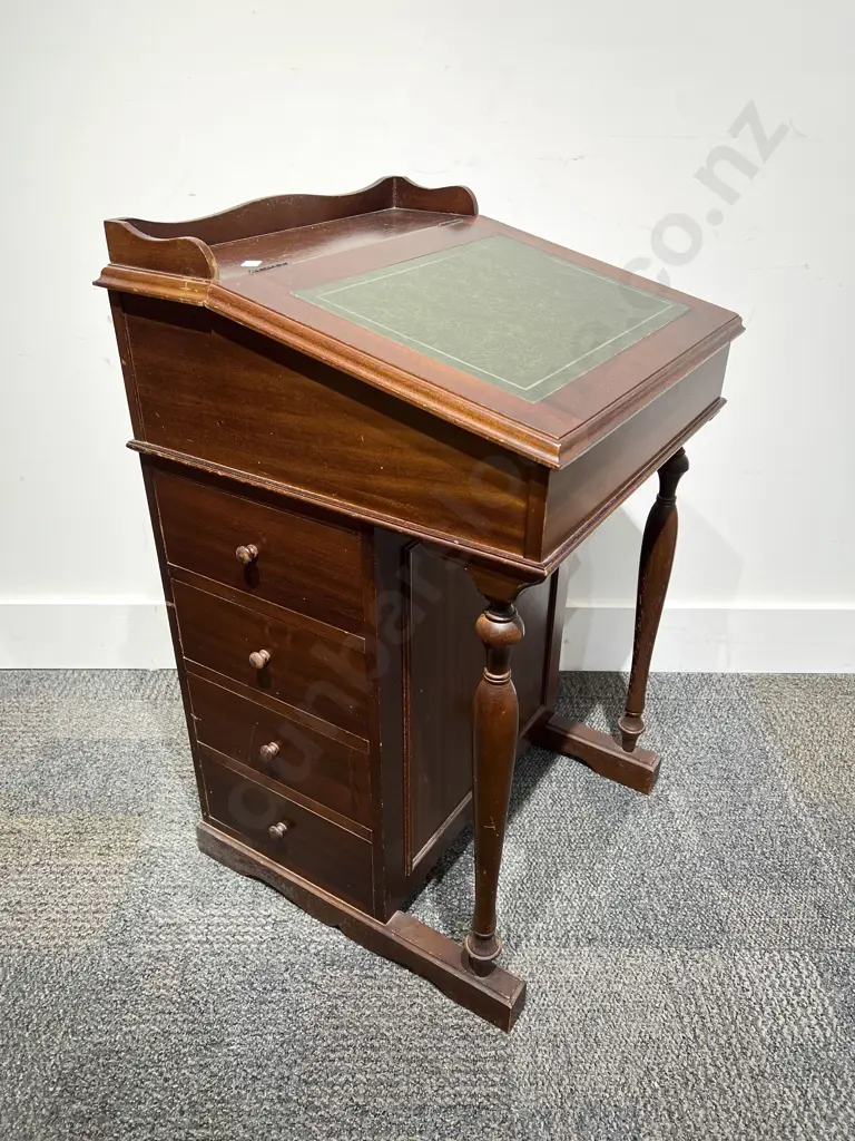 Repro Mahogany Davenport Image 1++