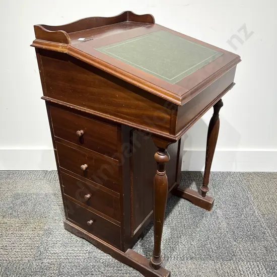 Repro Mahogany Davenport