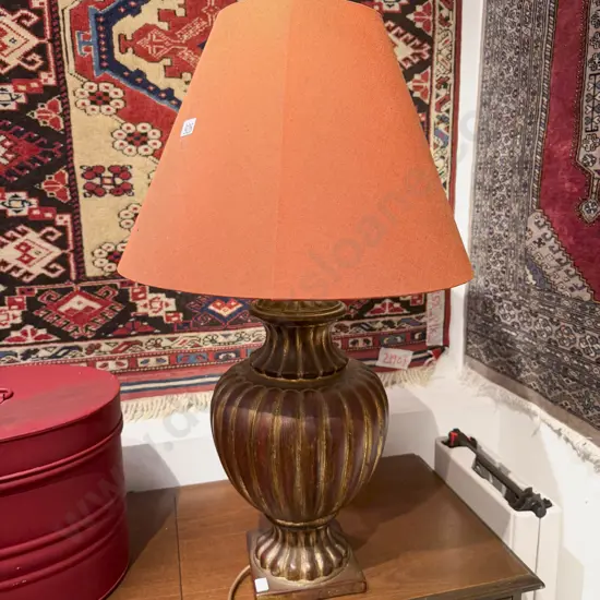 Gadrooned Vase Form Table Lamp