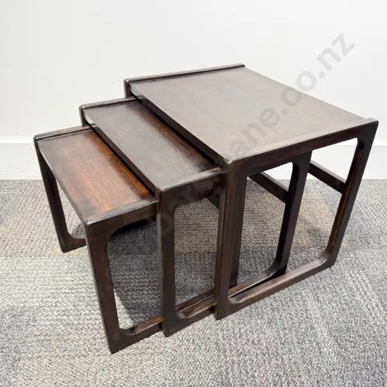 Mid Century Mahogany Nest of Tables