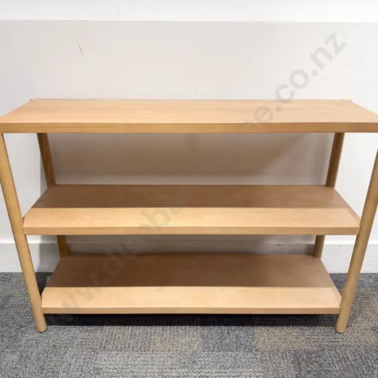 Modern Open Three Tier Shelving Unit
