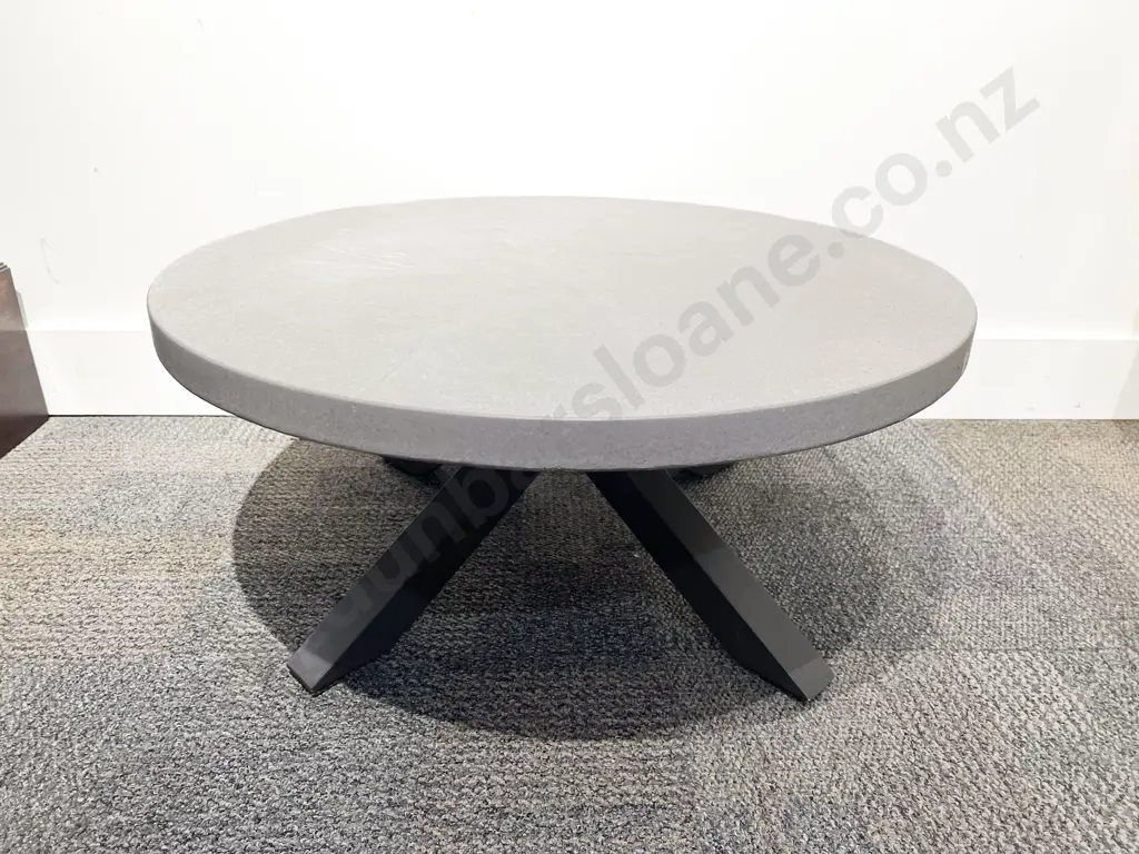 Modern Outdoor Table with Composite Top Image 1++