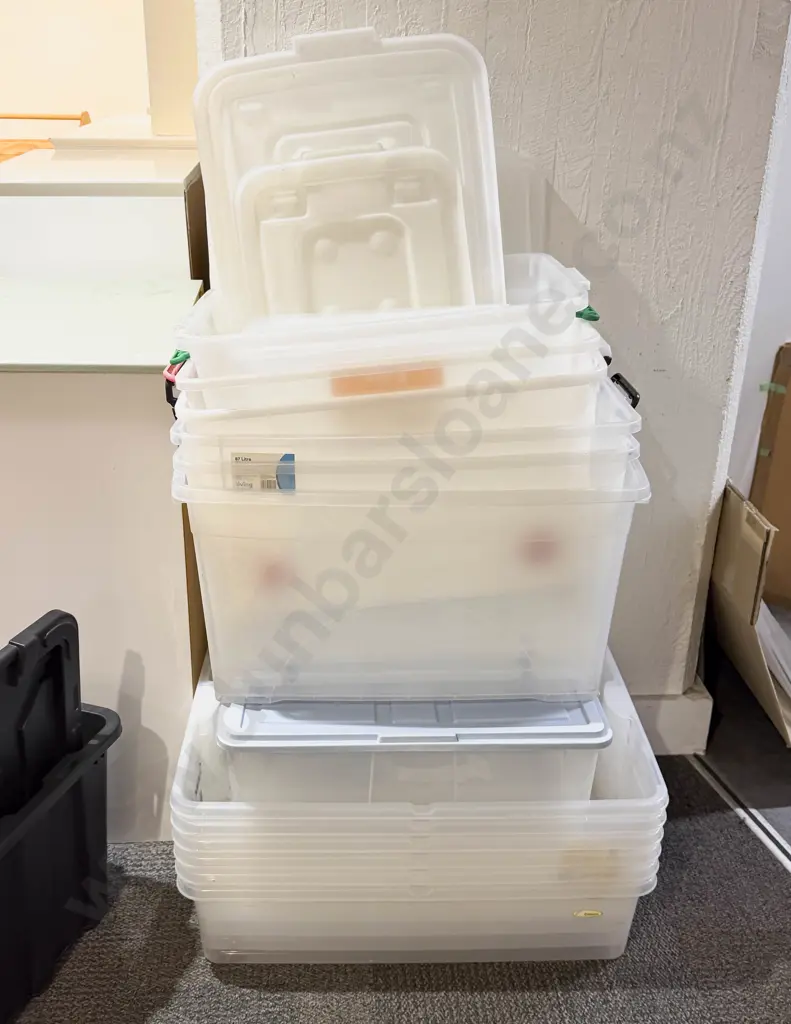 Large Quantity of Assorted Storage Tubs Image 1++