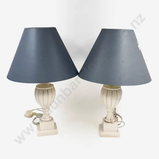 Pair of Vase Form Table Lamps