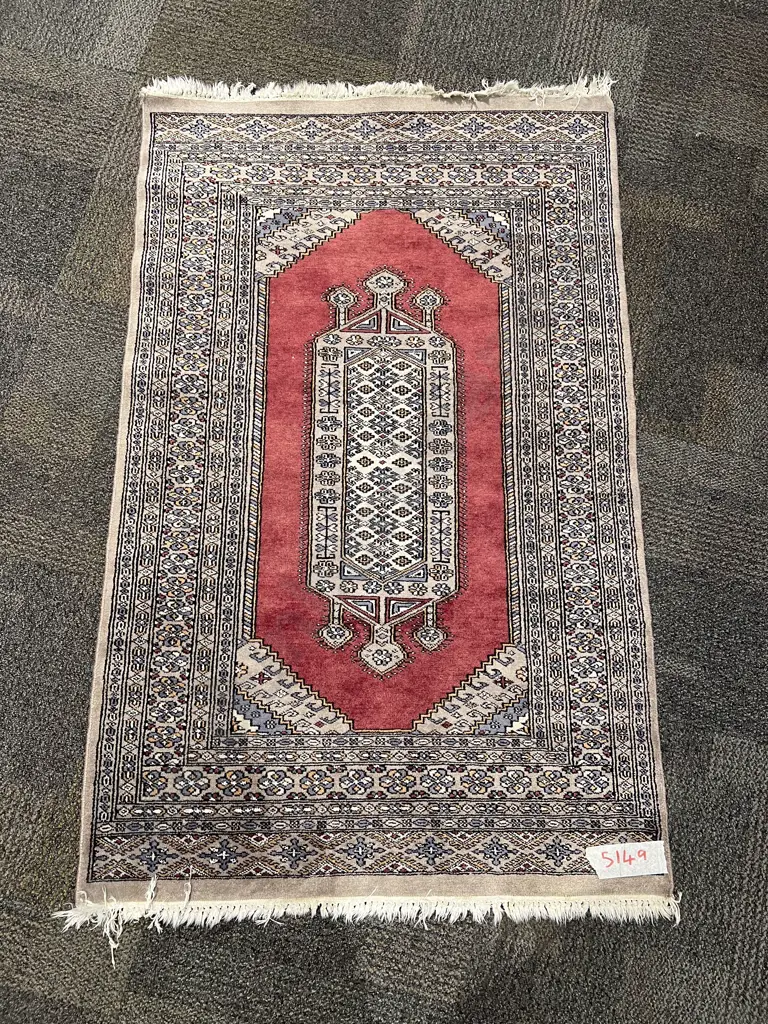 Persian Floor Rug with Multiple Borders and Allover Intricate Design Image 1++