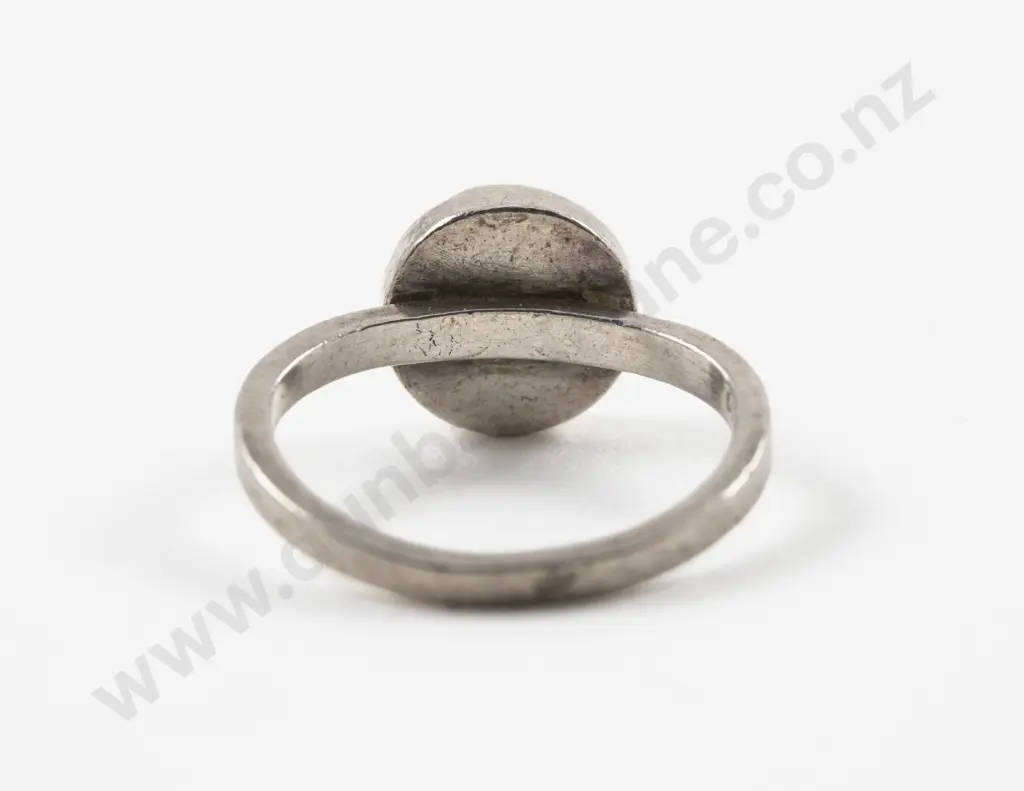 Unidentified NZ Jeweller S/S ''Flower of Life' Grid Ring Image 1++