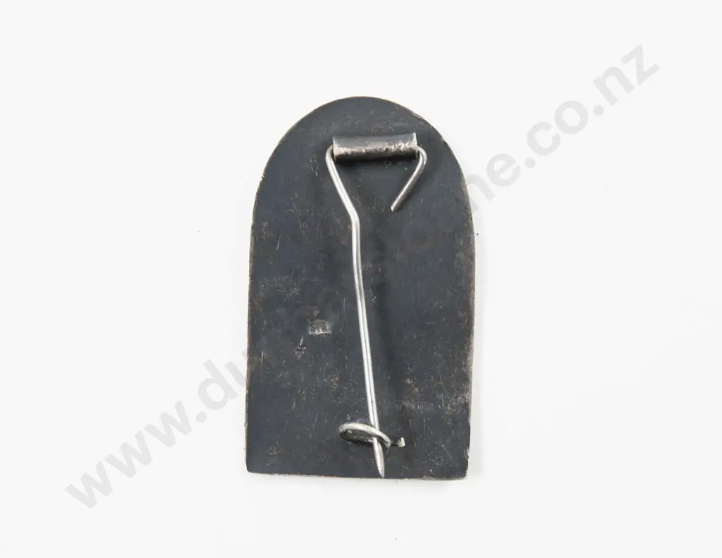 Unidentified NZ Jeweller S/S Modernist Brutalist Cat Brooch Image 1++